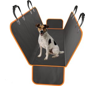Car pet mat Scratch-proof wear-resistant pet cover dual-purpose rear seat cushion double Oxford car dog pad car pet pad - black - (54*57.8IN-137*147CM