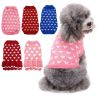 Pet Dog Sweater Turtleneck Dog Knitwear Warm Pet Sweater - Pink - S