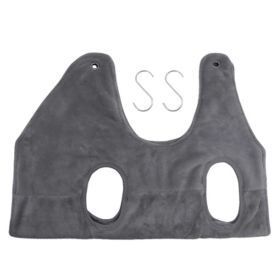 Pet Dog Cat Grooming Hammock Harness Dog Hammock Restraint Bag Helper Breathable Dogs Grooming Trimming Hammock Helper Cats - Gray - M