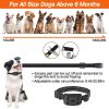 Wireless Electric Dog Fence Waterproof Pet Shock Boundary Containment System Electric Training Collar for Small Medium Large Dogs - ReceiverOnly - Bla