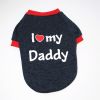Letter Print Pet Sweater For Dog & Cat; Warm Dog Sweater Soft Cat Sweatshirt; Winter Pet Apparel - Dark Grey - XS